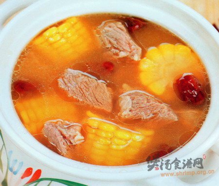 玉米牛腱汤的做法