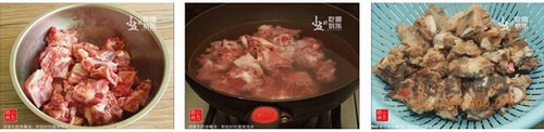 球参花胶排骨汤的做法