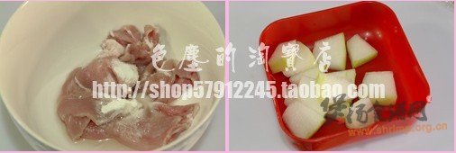 冬瓜莲子肉片汤的做法