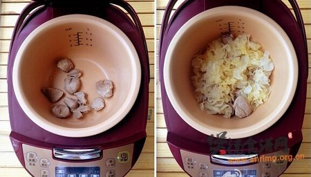 南北杏银耳煲瘦肉的做法