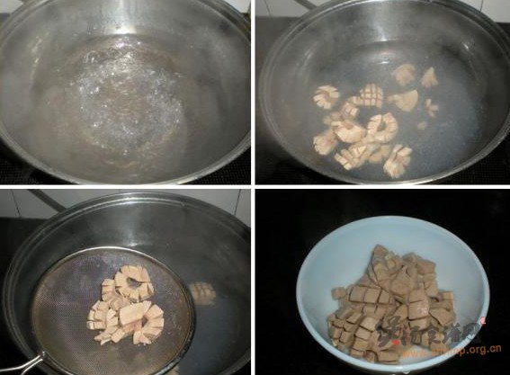 黑豆腰花粥的做法