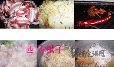 五花肉炖酸菜的做法