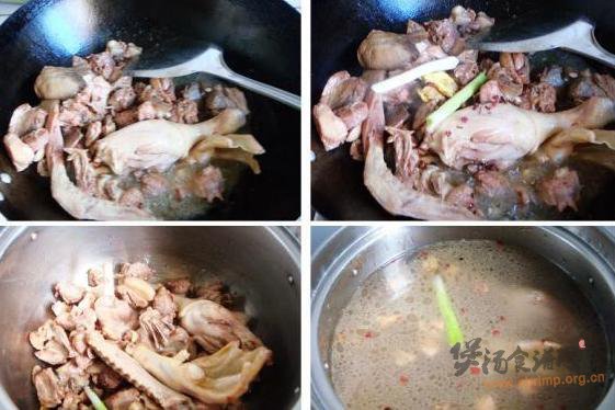 泡菜炖鸭子的做法