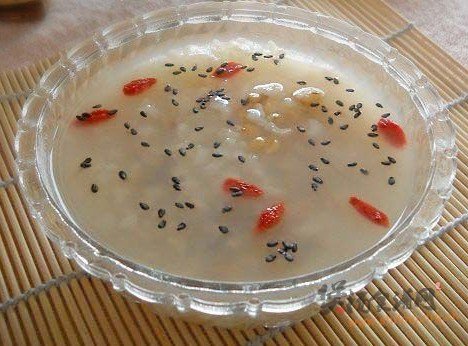 麦仁芝麻粥的做法
