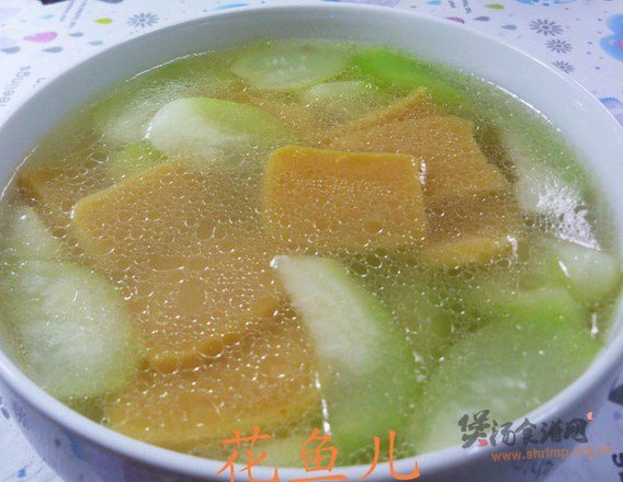 夜开花南瓜年糕汤的做法