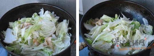 白菜炖干豆腐的做法