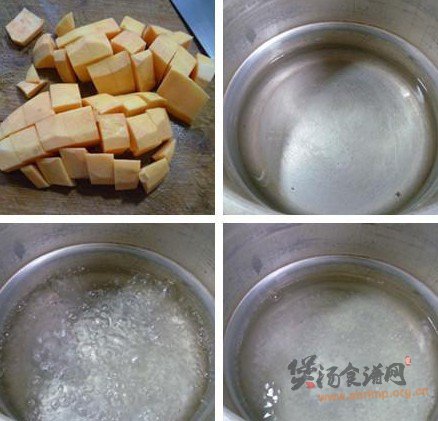 燕麦红薯大米粥的做法