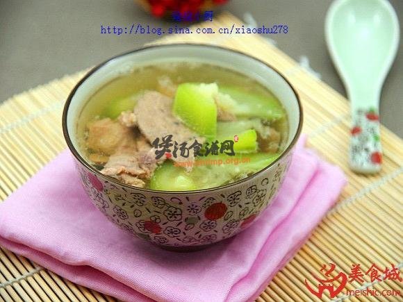 (2)丝瓜猪肝瘦肉汤的做法