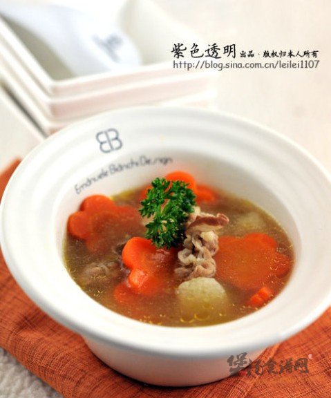 山药胡萝卜牛肉汤的做法