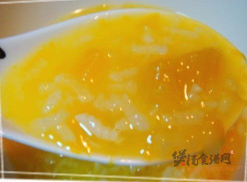 甜糯南瓜粥的做法