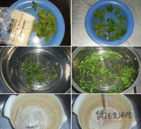 薄荷粥的做法