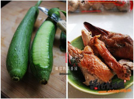 丝瓜鸭架汤的做法