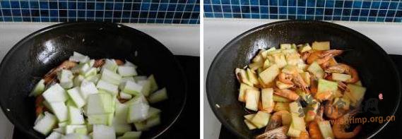冬瓜炖大虾的做法