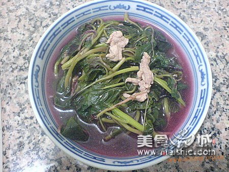 瘦肉红苋汤的做法