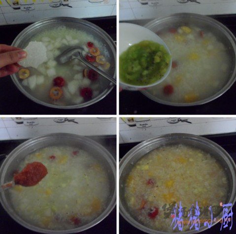 缤纷山楂粥的做法