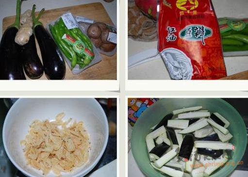 茄子菌笋煲的做法