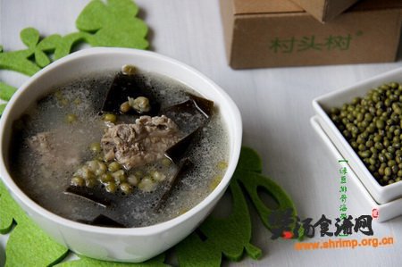 绿豆海带排骨汤的做法