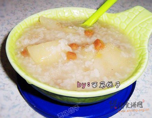 雪梨山楂糯米粥的做法
