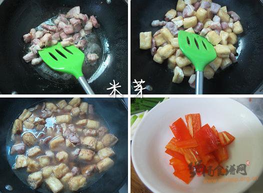 油豆条炖肉的做法