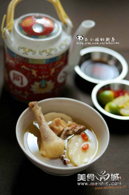 海南椰青水煲文昌鸡的做法