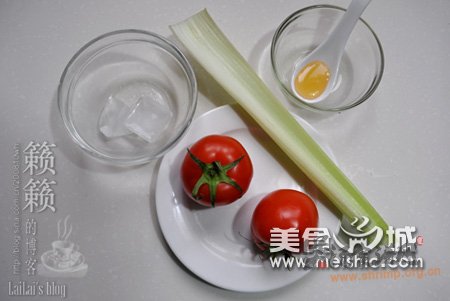 番茄西芹汁的做法