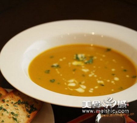 鲜辣南瓜浓汤的做法