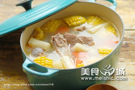 田园大排汤的做法