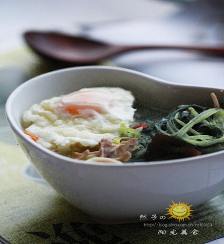 鸡汤菜泡饭的做法