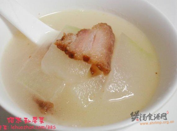 冬瓜咸肉汤的做法