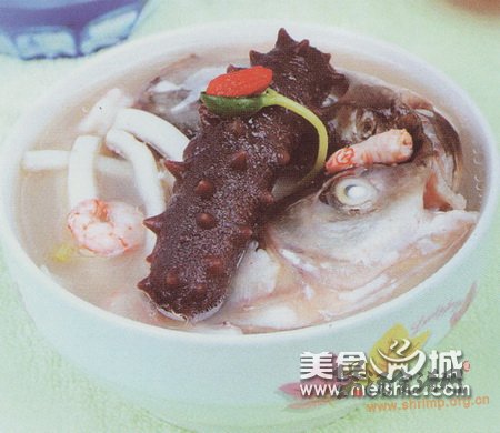 三鲜鱼头汤的做法