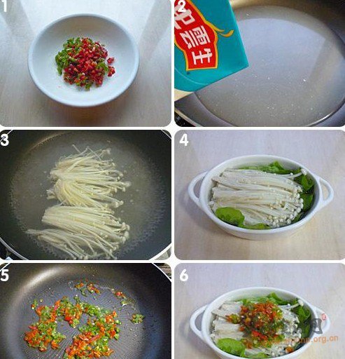 上汤金针菇的做法