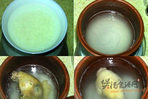 鸡头粥的做法