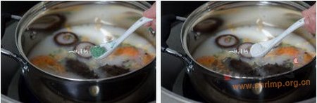 牛奶虾海参汤的做法