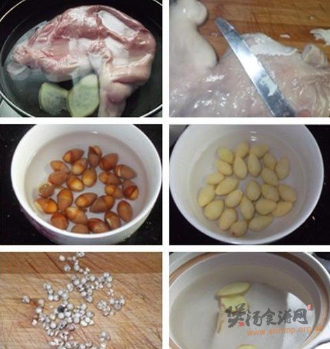 白果支竹胡椒煲猪肚的做法