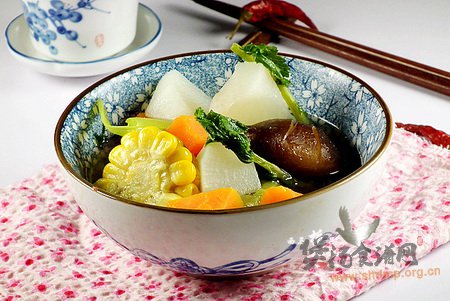 (图)五行蔬菜汤的做法
