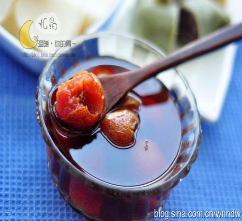 山楂红糖水的做法