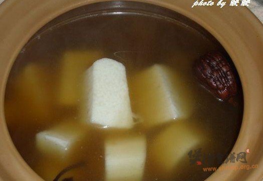 山药煲猪皮的做法