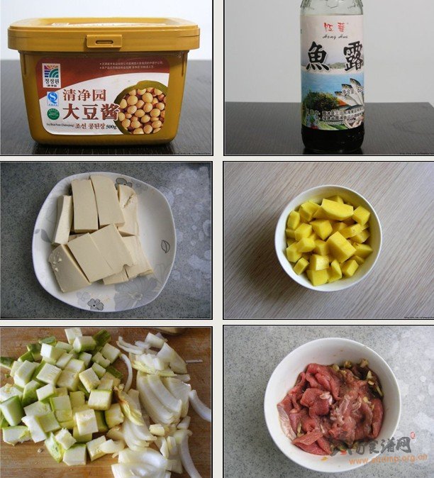 韩式味增汤的做法