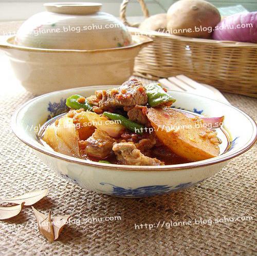 沙嗲牛肉杂菜汤的做法