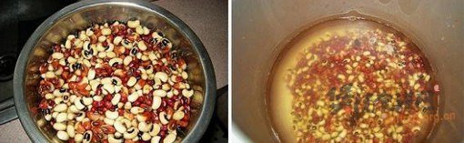 红糖豆子粥的做法
