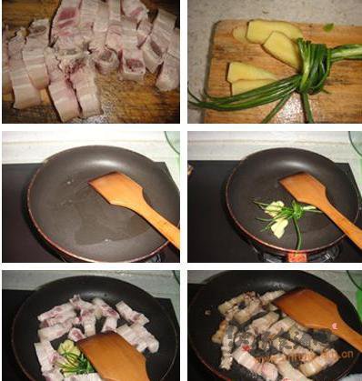 红烧肉炖杏鲍菇的做法