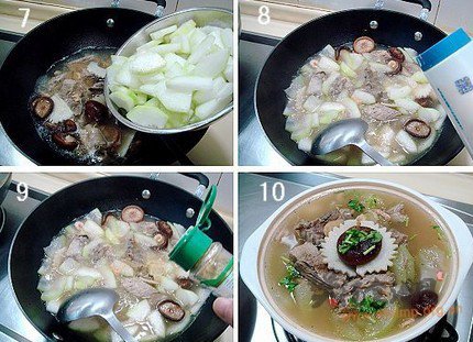 三冬排骨汤的做法