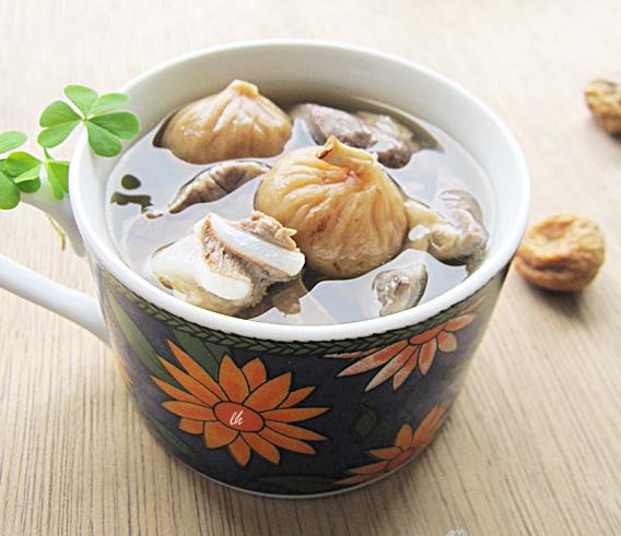 无花果炖猪肺的做法