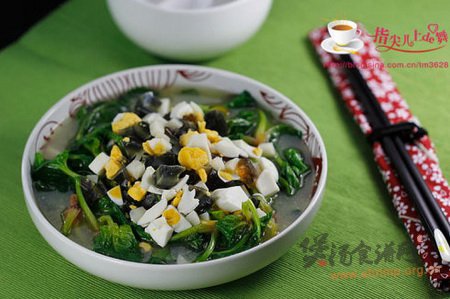 春季减肥菜:上汤菠菜的做法