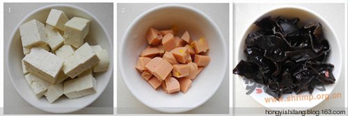 木耳豆腐羹的做法