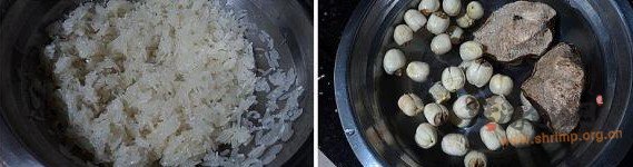 淮山莲子陈皮粥的做法