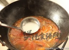 番茄里脊香菇羹的做法