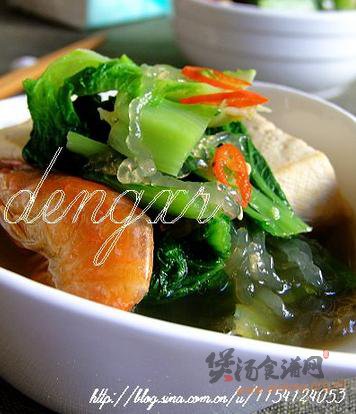 家常小白菜炖粉条的做法