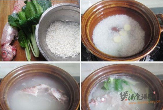 白菜大眼鱼粥的做法