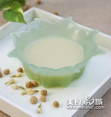 茉莉花豆浆的做法